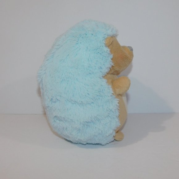 Ganz 8" Plush Blue Musical Belly Bright Stuffed Light Up Hedgehog Lovey Baby - Picture 8 of 11